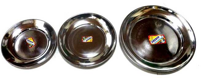 インドのカレー皿・ターリー皿・小皿